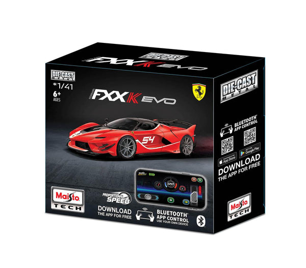 Maisto Mini Metal Die-Cast Bluetooth RC Remote Control Ferrari FXX