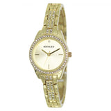 Henley Ladies Bling Gold Dial & Gold Bracelet Watch H07325.2