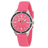 Henley Ladies Wave Pink Dial with Pink Rubber Strap Watch H06176.5