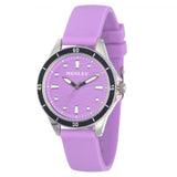 Henley Ladies Wave Lilac Dial with Lilac Rubber Strap Watch H06176.7