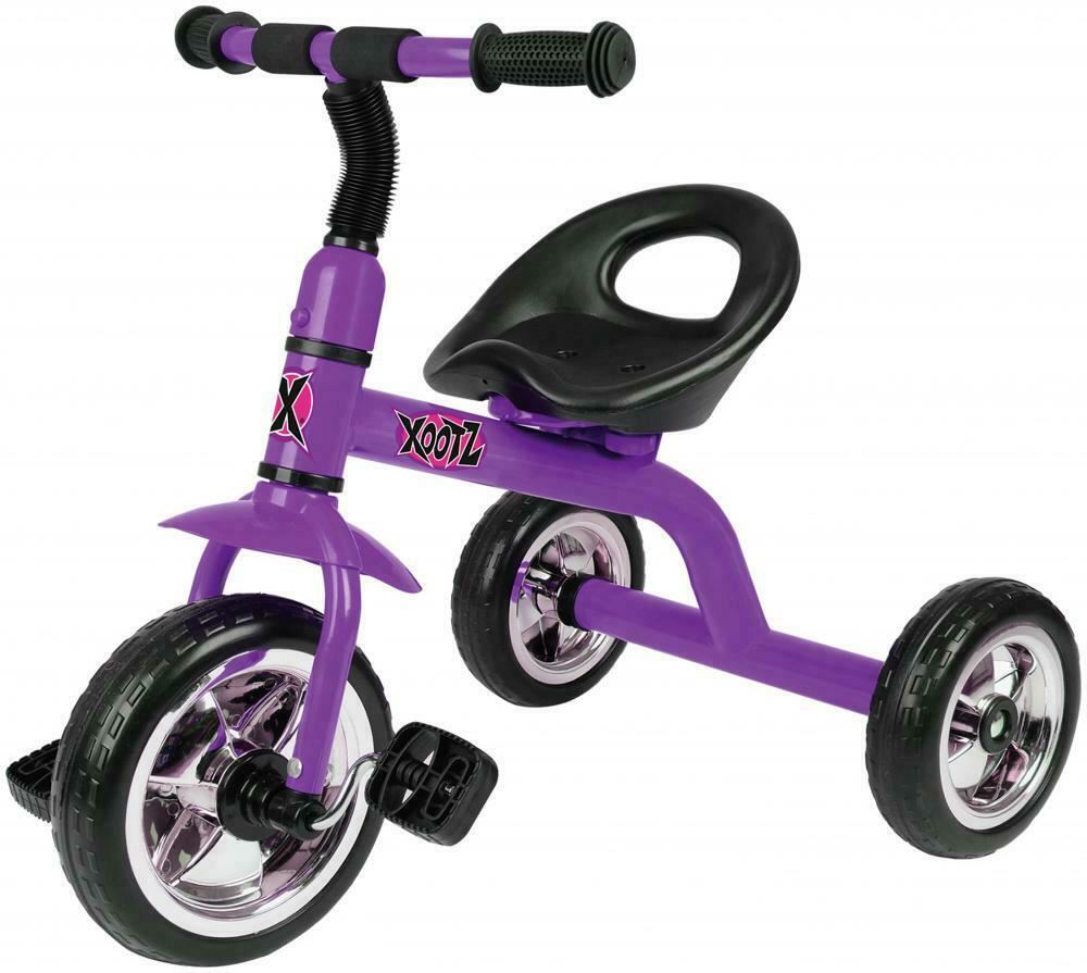 Xootz Tricycle Kids Trike Purple Pedal Tricycle TY5900PU