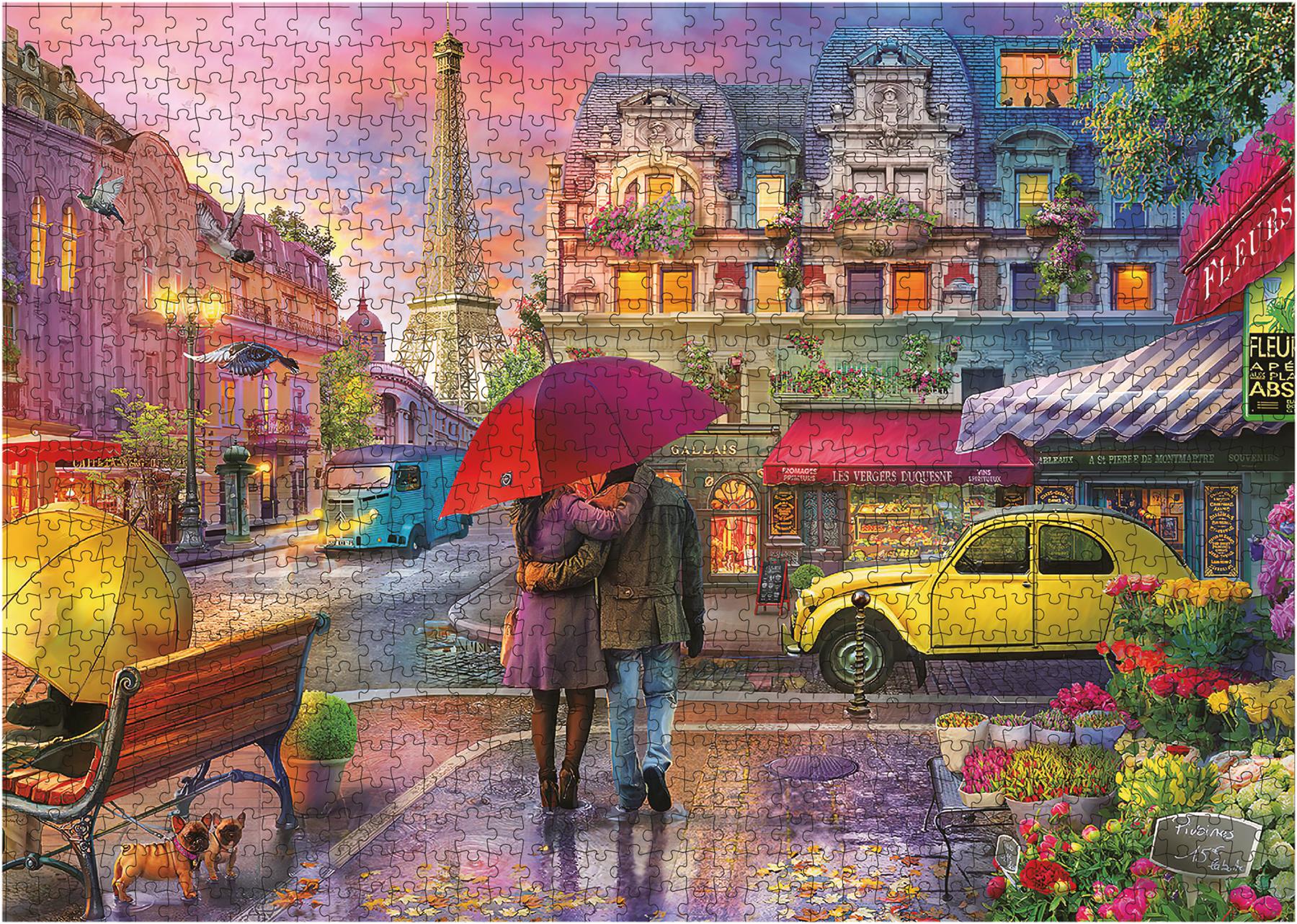 St Helens Home and Garden 1000 Piece Jigsaw Puzzle - One Rainy Night in Paris