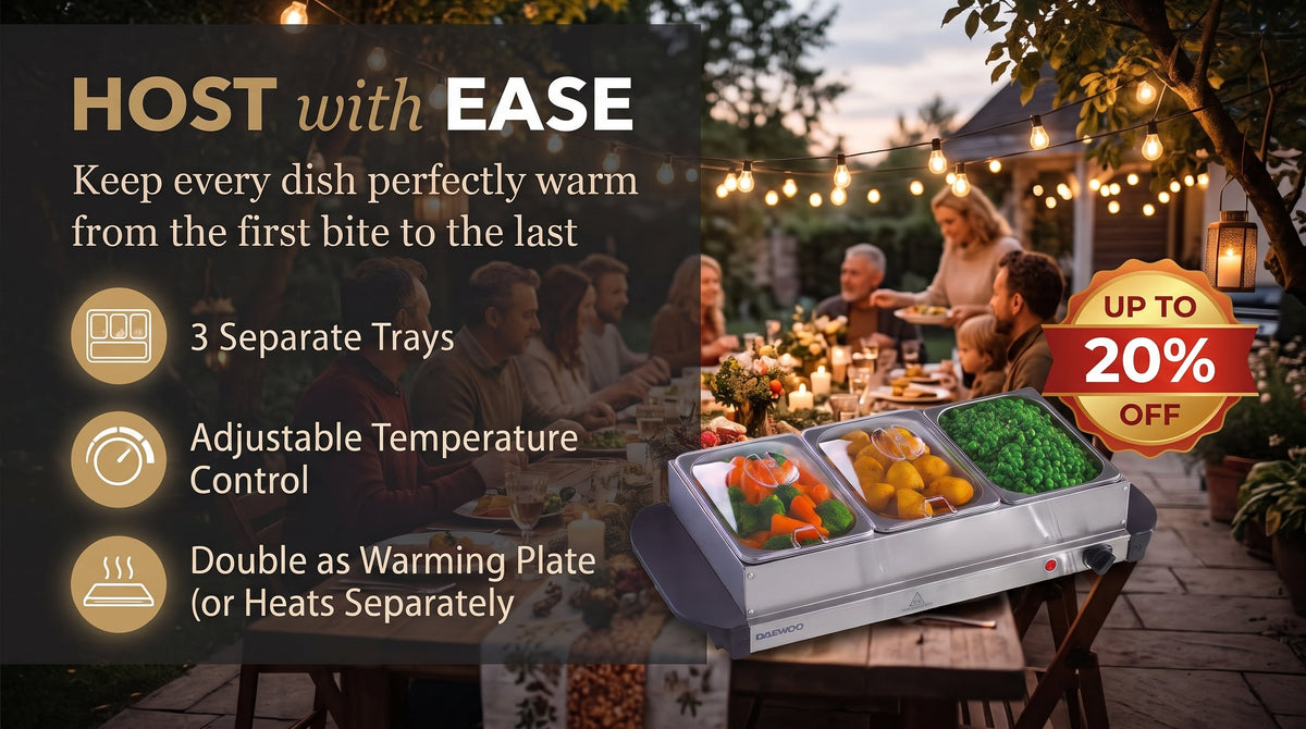 Hot Buffer Server for food Warmer
