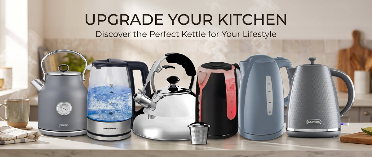 Retro Electric Kettles Kitchen Appliances