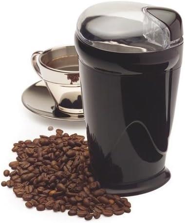 Amplus Electric Coffee & Spice Grinder - 150W Powerful Mill with Stainless Steel Blades - Perfect for Fresh Coffee Beans, Nuts, Herbs & Seasonings - Gadgetize
