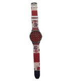 Relda Ladies Analogue Brown Star Silicone Strap Watch REL98