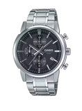 Casio Mens Black Dial Chronograph Watch Gadgetize