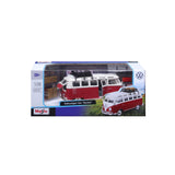 1:24 Vw Volkswagen Van Samba With Baggage Rack  - Diecast Model car Collectables