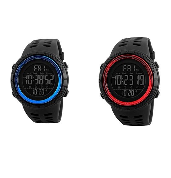 Clasico Mens Digital water proof watch assorted Model Colours