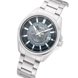 Lorus Mens Automatic Date Black Dial Stainless Steel Bracelet Watch RU401AX9