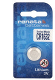 Renata CR1632 Lithium Battery (10 Pack)