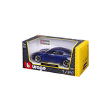 1:24 Porsche Taycan Turbo S Metallic Blue  - Diecast Model car Collectables
