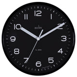 ACCTIM RUNWELL WALL CLOCK BLACK/BLACK