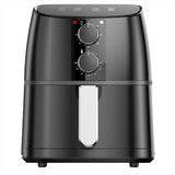 Domestic King 4L Air Fryer With Timer & Temperature Control Black- DK18056