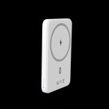 Wyeflux Slim Magnetic 5K Portable Power Bank - White