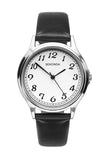 Sekonda Womens White Dial Analogue Display Black Strap Watch 2692