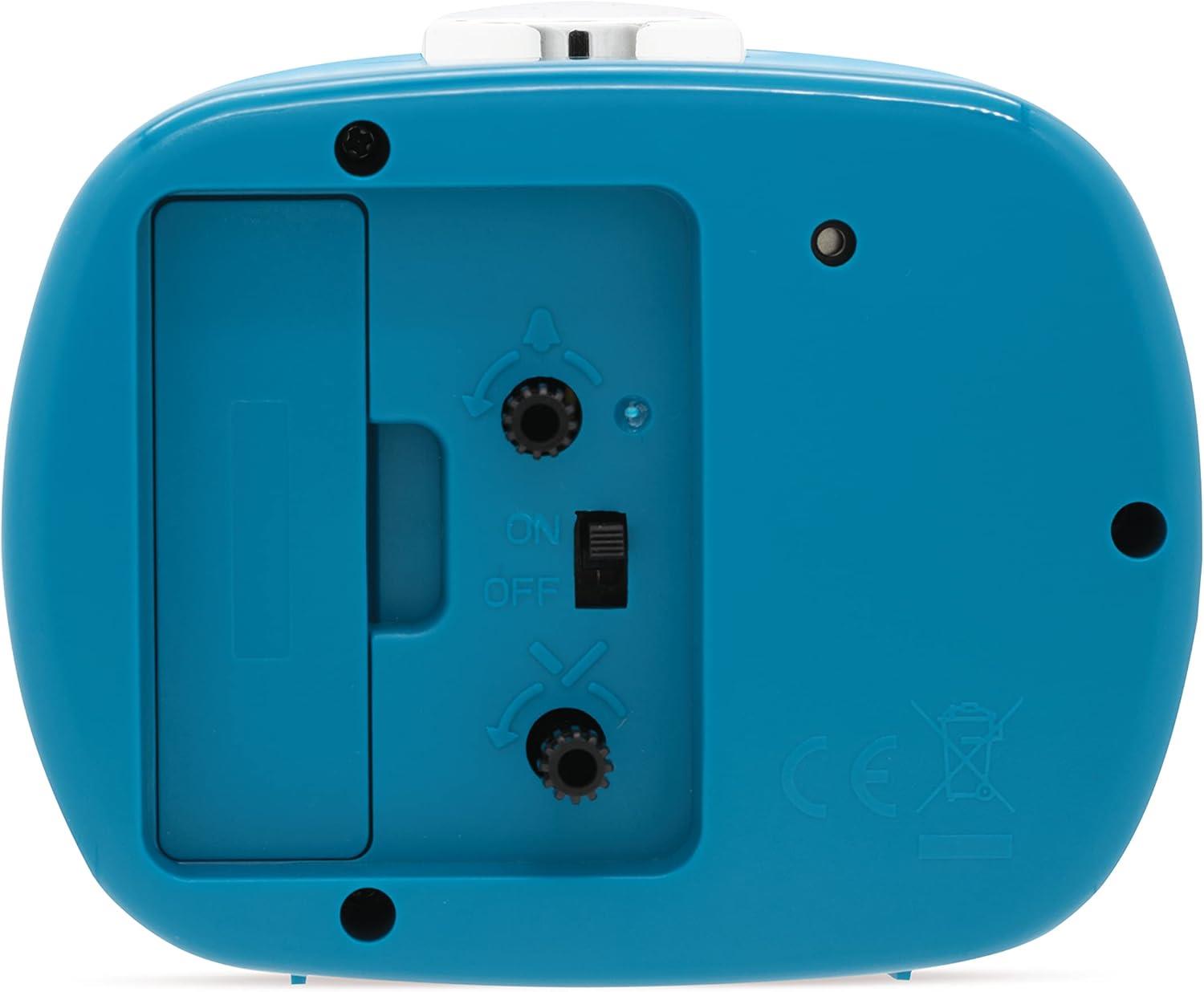 Acctim Camille Analogue Quartz Luminous Hands Chrome Bezel Alarm Clock Kale