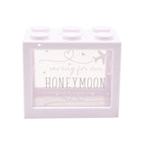 Bank Blox White Money Box - Honeymoon Celebrations®