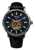 NYL Mens Fashion Automatic Leather Mechanical Round Face Dial Analogue Leather Strap Watch NY London Available Multi Colour