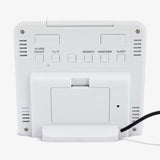 Acctim Wyndham Display Black 6 in 1 Barometric Weather Station with Outdoor Sensor Temperature Humidity Alarm Clock