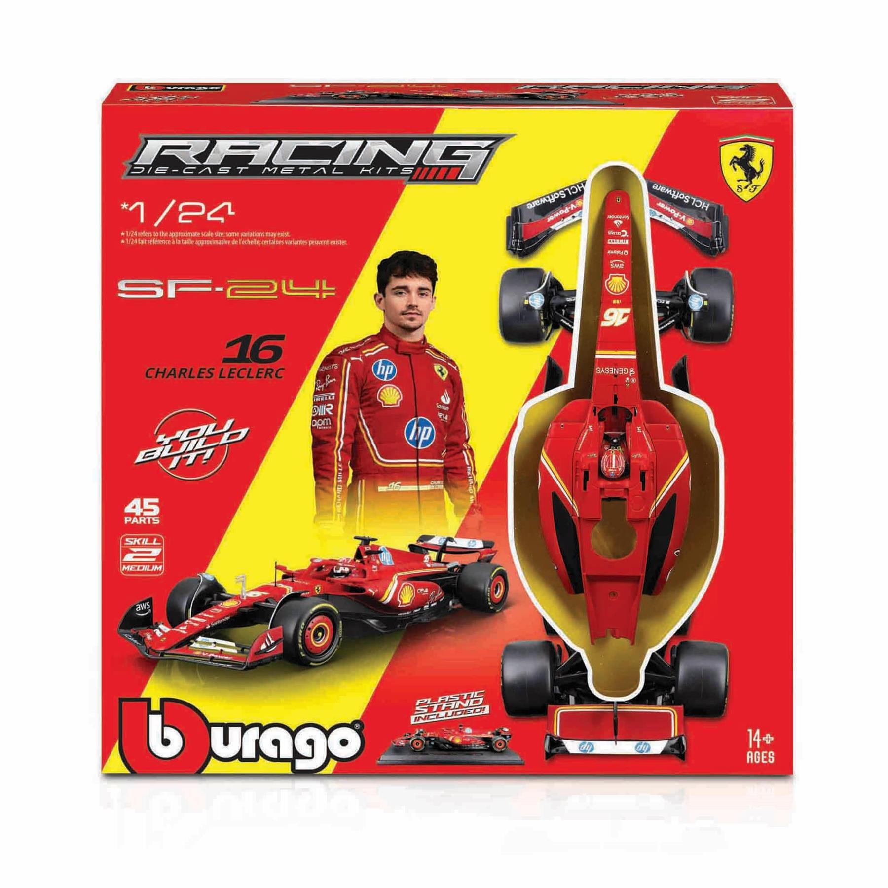 F1 FERRARI SF-24 2024 MODEL KIT LECLERC 1:24