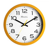 Ravel 25cm White Dial Ochre Wall Clock R.WC.25.9