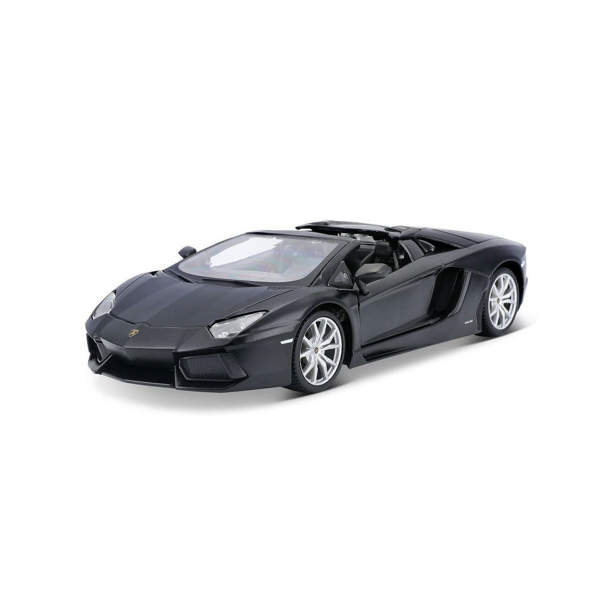 1:24 Dull Black Lamborghini Aventador Lp 700-4 Roadster  - Diecast Model car Collectables Burago