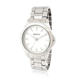 Henley Mens Classic Round Case Dial Silver Plated Bracelet Watch H04003