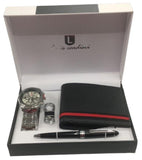 Luis Cardini Mens Watch, Pen, Wallet & Keychain Gift Sets 27147 Watch Model & Colour's May Varied Gadgetize