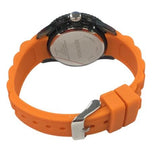 Sekonda Ladies Fashion Black Dial Orange Rubber Strap Watch 1750