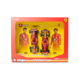 1:43 F1 Ferrari Sf-24 2024 Two Pack Leclerc And Sainz - Diecast Model car Collectables