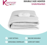 Double Plus Heated Underblanket 3 Heat Settings 70W, 135 x 120 CM