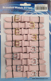 Leather Pink Watch Straps Pk10 size 20mm 1005.03