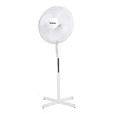 Benross 16 inch 3-Speed Pedestal Stand Fan Oscillating and Tilting Head White- 43930