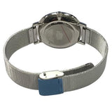 Limit Ladies Bling Fashion White Dial Silver Plated Mesh Bracelet Watch 60136