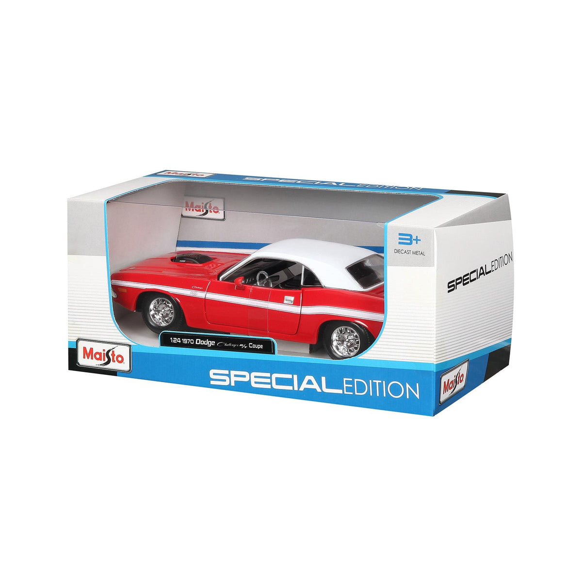 1:24 Dodge Challenger R:T Coupe 1970  - Diecast Model car Collectables Burago