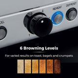 Tower Sera 4 Slice Toaster Grey 1800W Gadgetize
