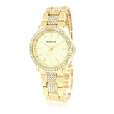 Henley Ladies Fashion Bling Gold Dial & Gold Bracelet Watch H07342