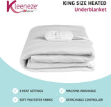 King Plus Heated Underblanket 3 Heat Settings 70W, 165 x 137 CM