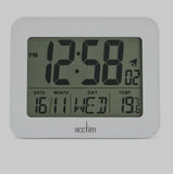 Acctim Otto Superbrite Digital Bedside Alarm Clock WHITE