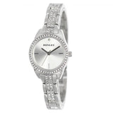 Henley Ladies Bling Silver Dial & Silver Bracelet Watch H07325.1
