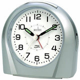 Acctim Europa Alarm Clock Sweep movement - Silver - 14117