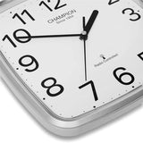 Champion Radio Control Clock 24cm Silver