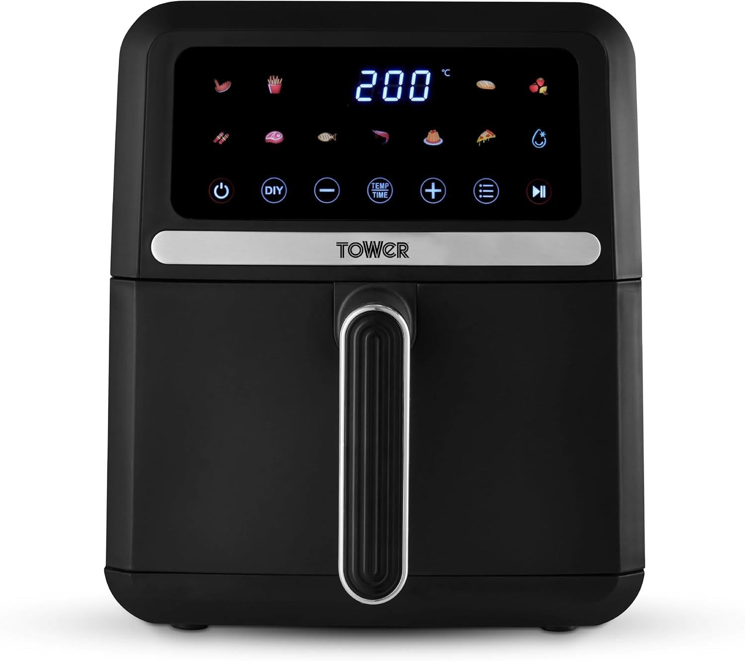 Tower 5L Colour Screen Digital Airfryer 1500w