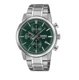 Casio Mens Green Dial Chronograph Watch Gadgetize