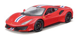 1:24 Ferrari Race & Play 488 Pista  - Diecast Model car Collectables