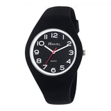 Ravel Unisex Large Comfort Fit Black Silicone Watch R1804.33