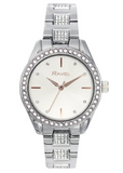 Ravel Plus Women's Stone Dial Jewellery Silver Dress Watch