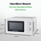 Hamilton Beach Microwave 700W 20 Litre White HB70T20W