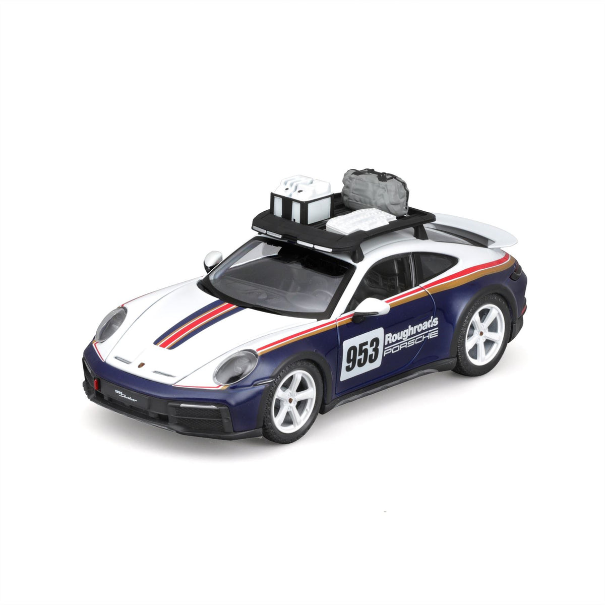 1:24 Porsche 911 Roughroads Dakar 2023 #953  - Diecast Model car Collectables Burago